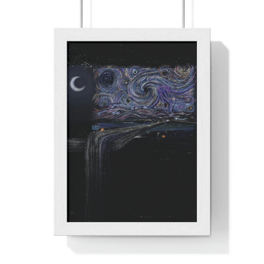 Starry Sandpoint - Premium Framed Vertical Poster