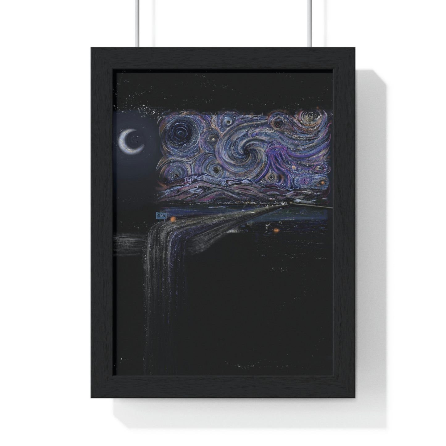 Starry Sandpoint - Premium Framed Vertical Poster